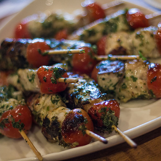 Kangaroo Skewers Cooked On At The Hunter Valley