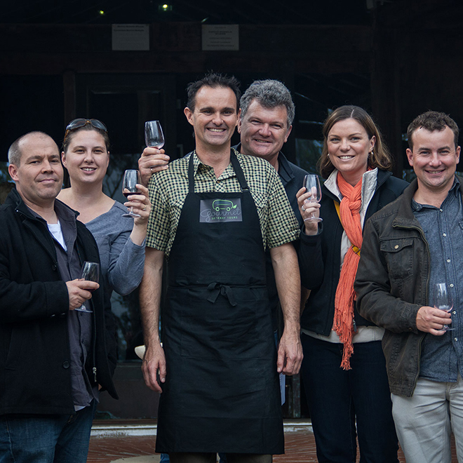 Happy Travellers On Private Tour To The Hunter Valley