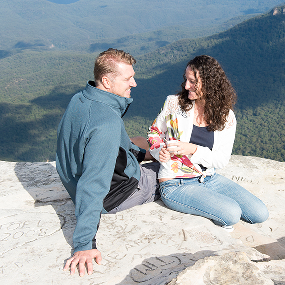 Intimate Moment At Blue Mountains Private Tour