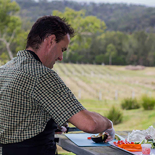 Jimmy Cooking At The Hunter Valley
