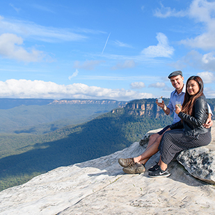 private tour at a blue mountains lookout