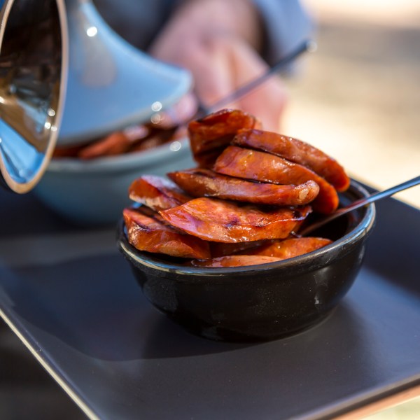 a bowl of food on a plate